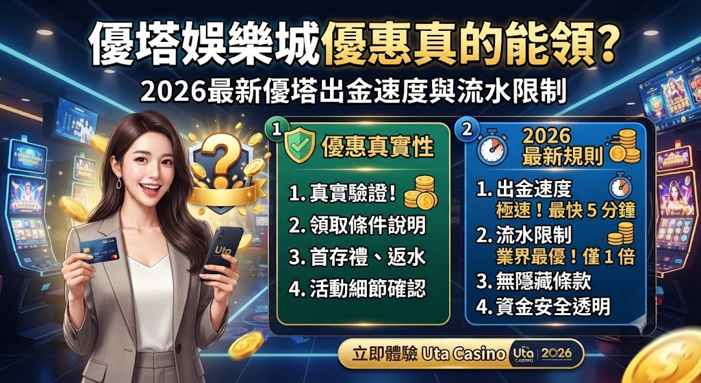 2026最新優塔出金速度與流水限制